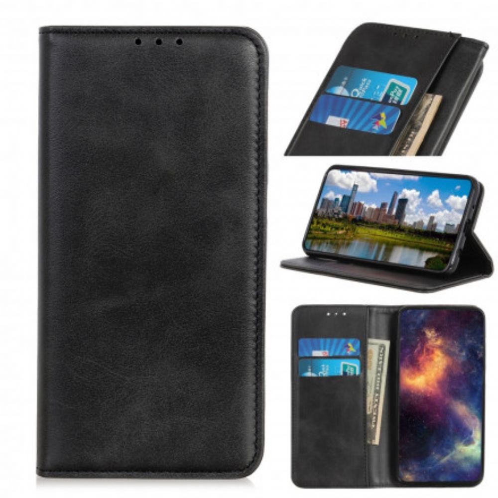 Schutzhülle Für Xiaomi Redmi Note 10 5G / Poco M3 Pro 5G Flip Case Spaltleder