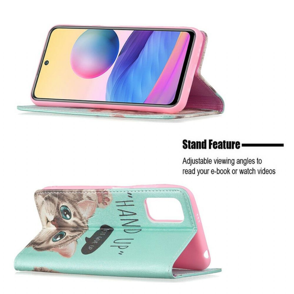 Schutzhülle Für Xiaomi Redmi Note 10 5G / Poco M3 Pro 5G Flip Case Übergabe