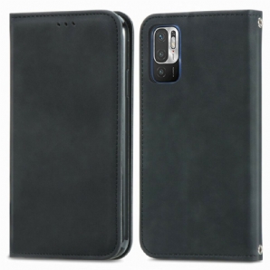 Schutzhülle Für Xiaomi Redmi Note 10 5G / Poco M3 Pro 5G Flip Case Vintage Kunstleder