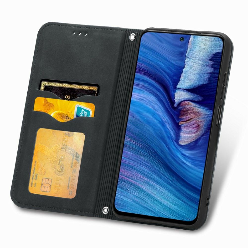 Schutzhülle Für Xiaomi Redmi Note 10 5G / Poco M3 Pro 5G Flip Case Vintage Kunstleder