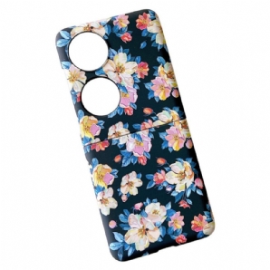 Handyhülle Für Huawei P50 Pocket Blumen