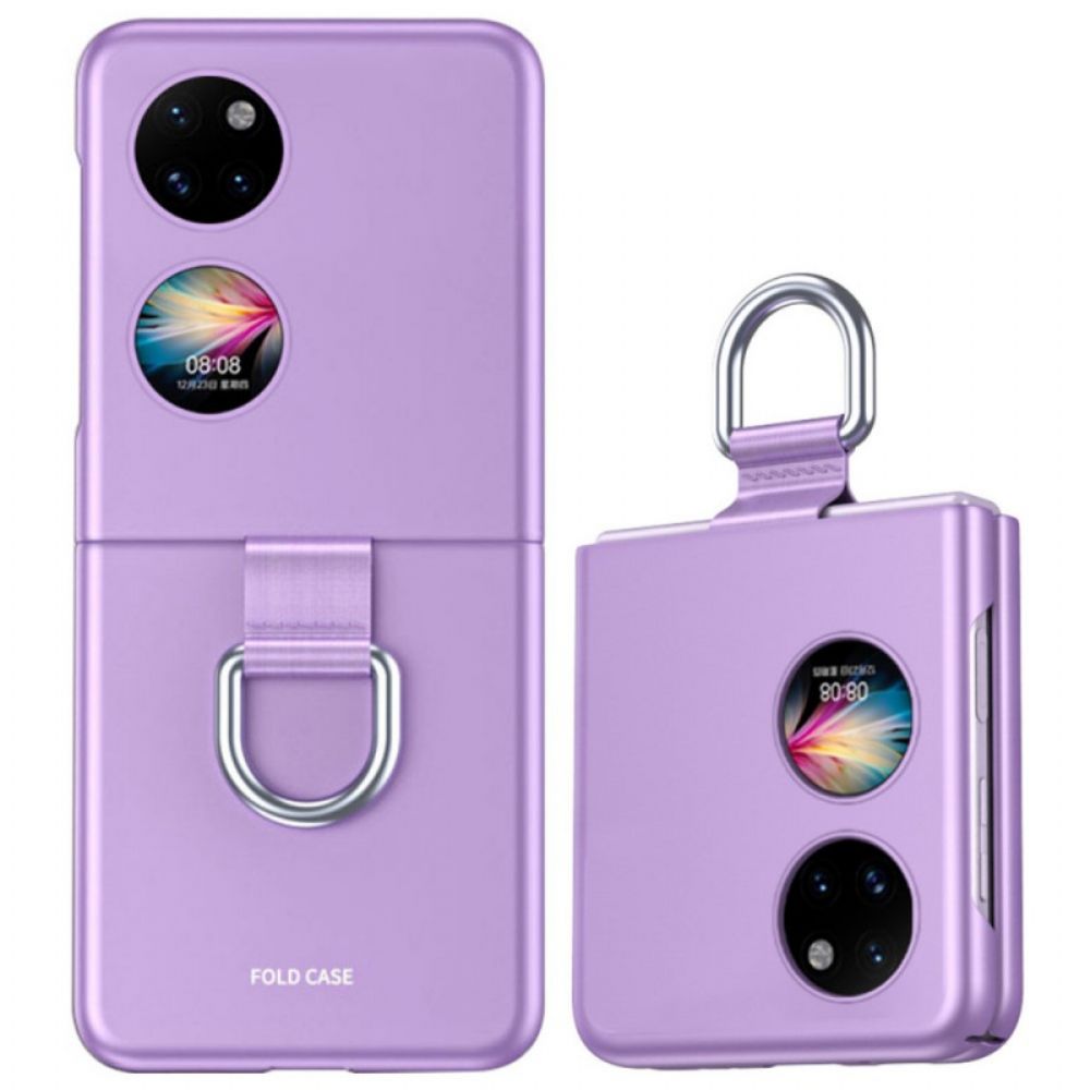 Hülle Für Huawei P50 Pocket Skin-touch Mit Ring