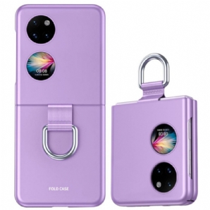 Hülle Für Huawei P50 Pocket Skin-touch Mit Ring