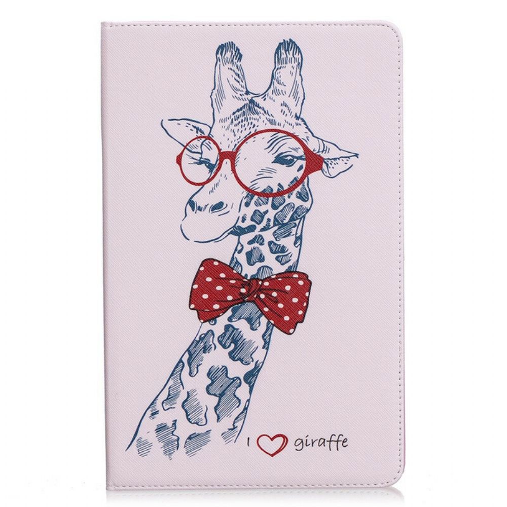 Case Für Samsung Galaxy Tab S6 Lite Nerdige Giraffe