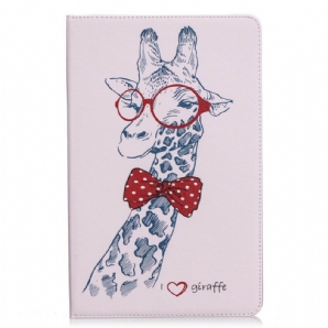 Case Für Samsung Galaxy Tab S6 Lite Nerdige Giraffe