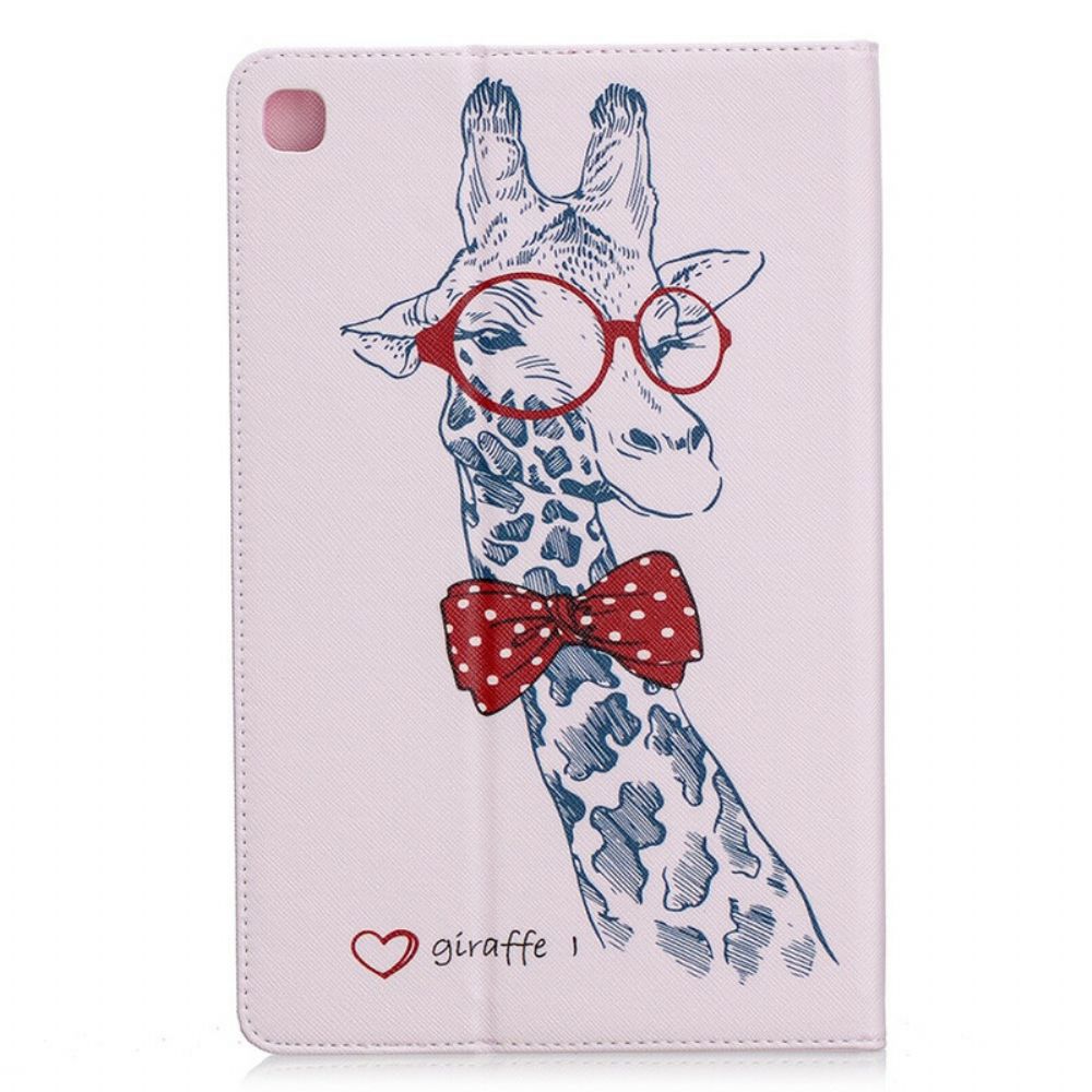 Case Für Samsung Galaxy Tab S6 Lite Nerdige Giraffe