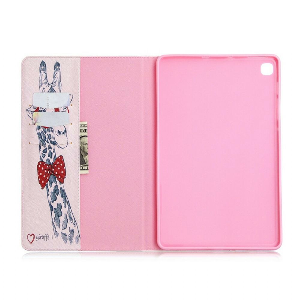 Case Für Samsung Galaxy Tab S6 Lite Nerdige Giraffe