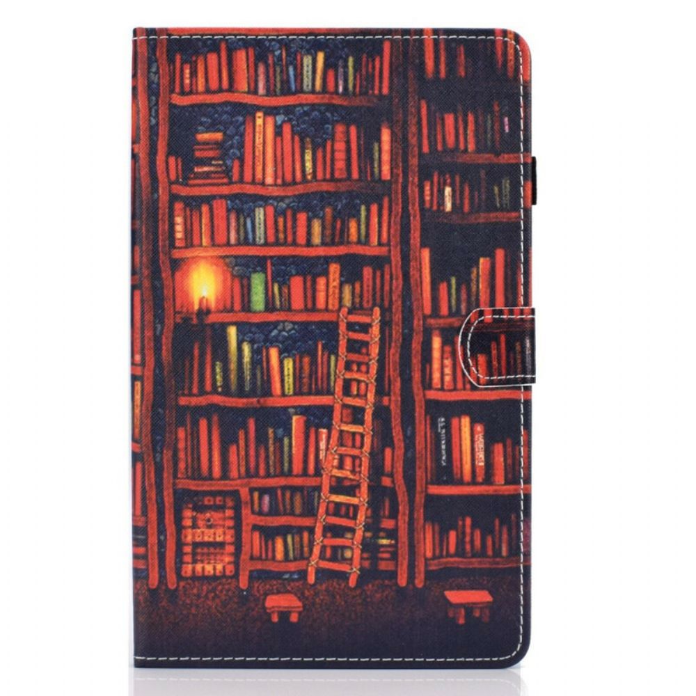 Flip Case Für Samsung Galaxy Tab S6 Lite Bibliothek