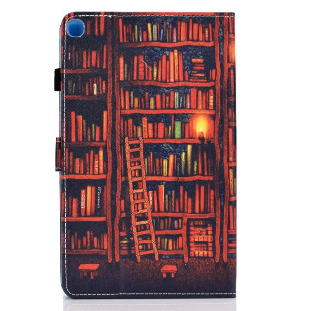 Flip Case Für Samsung Galaxy Tab S6 Lite Bibliothek