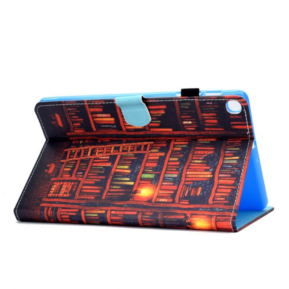 Flip Case Für Samsung Galaxy Tab S6 Lite Bibliothek