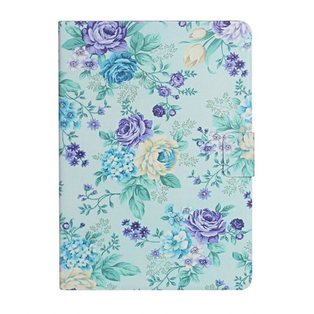 Flip Case Für Samsung Galaxy Tab S6 Lite Blumen Blumen Blumen