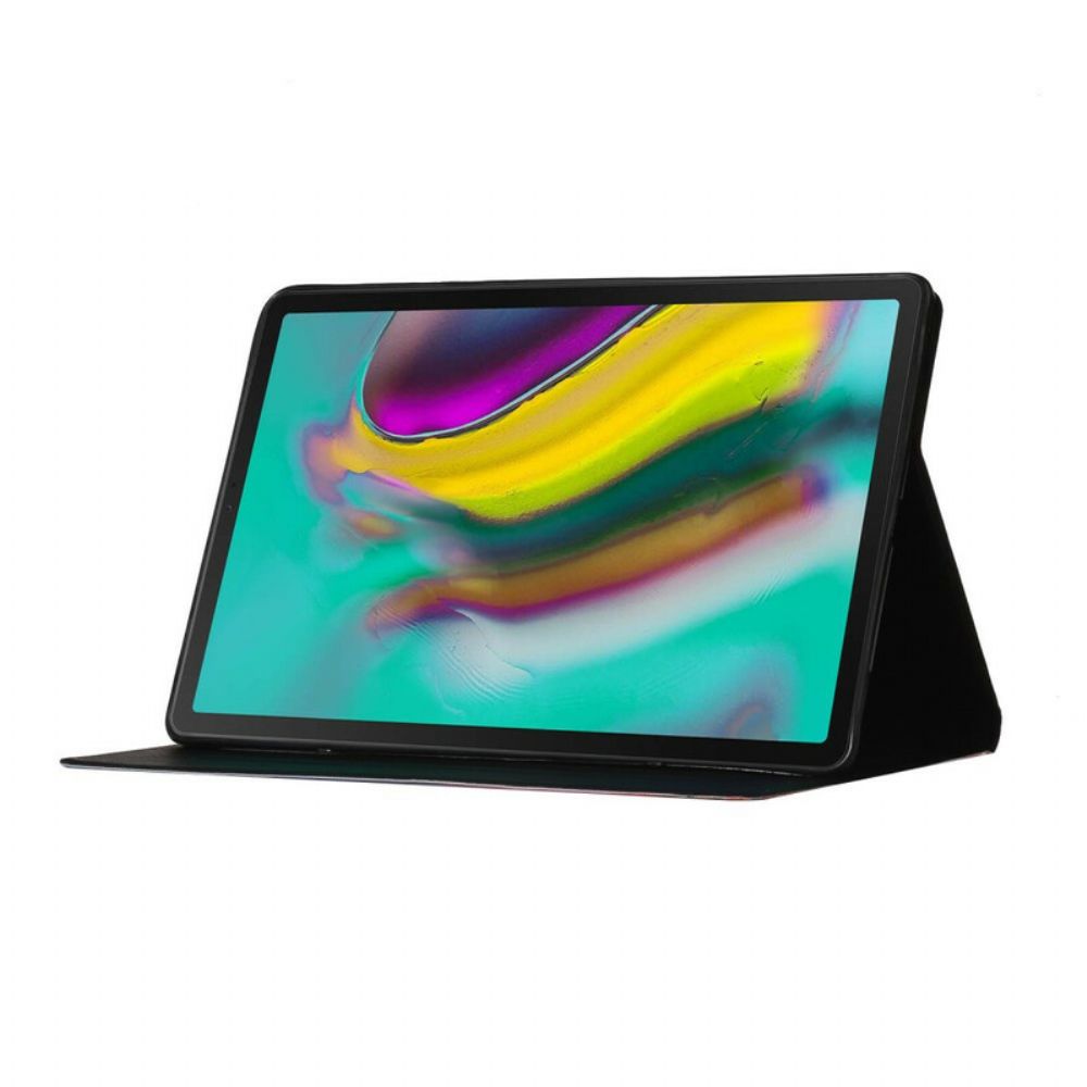 Flip Case Für Samsung Galaxy Tab S6 Lite Blumen Blumen Blumen