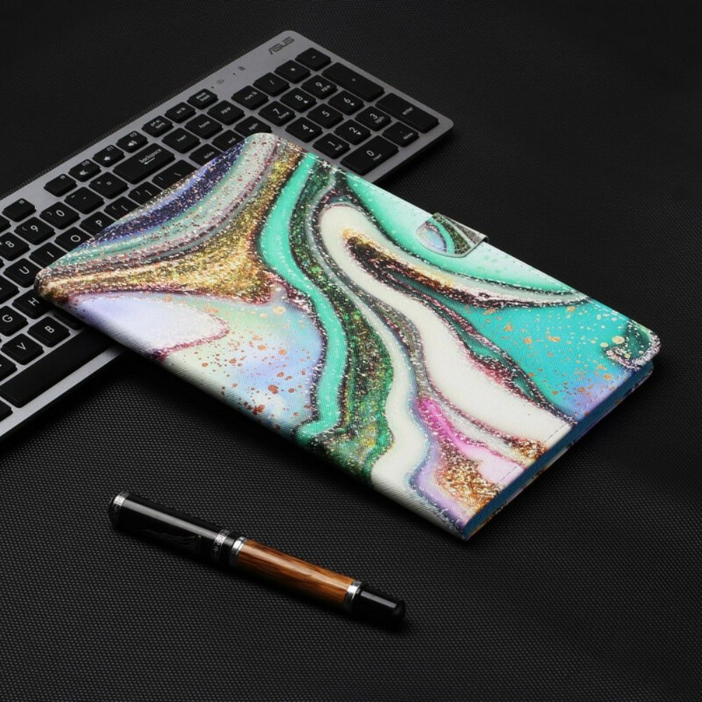 Flip Case Für Samsung Galaxy Tab S6 Lite Künstlerisch