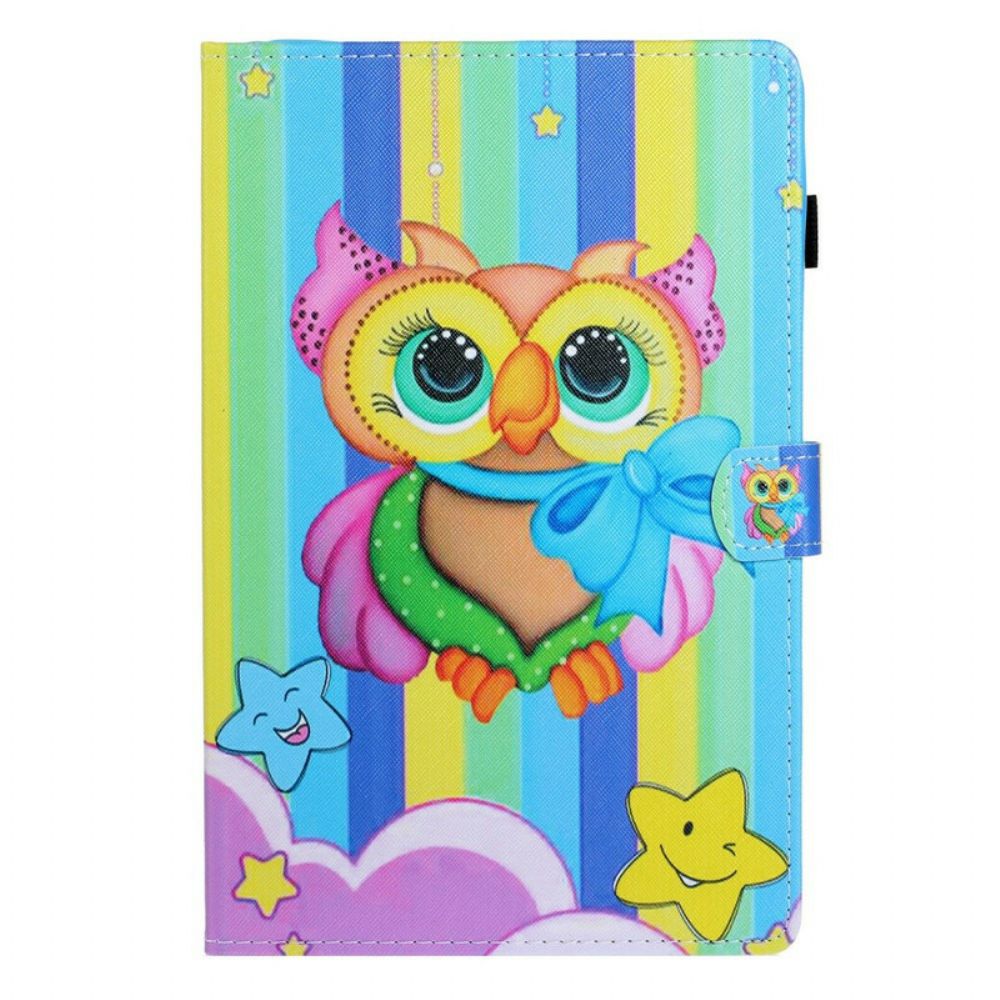 Flip Case Für Samsung Galaxy Tab S6 Lite Lustiger Vogel