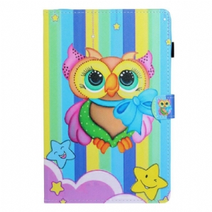 Flip Case Für Samsung Galaxy Tab S6 Lite Lustiger Vogel