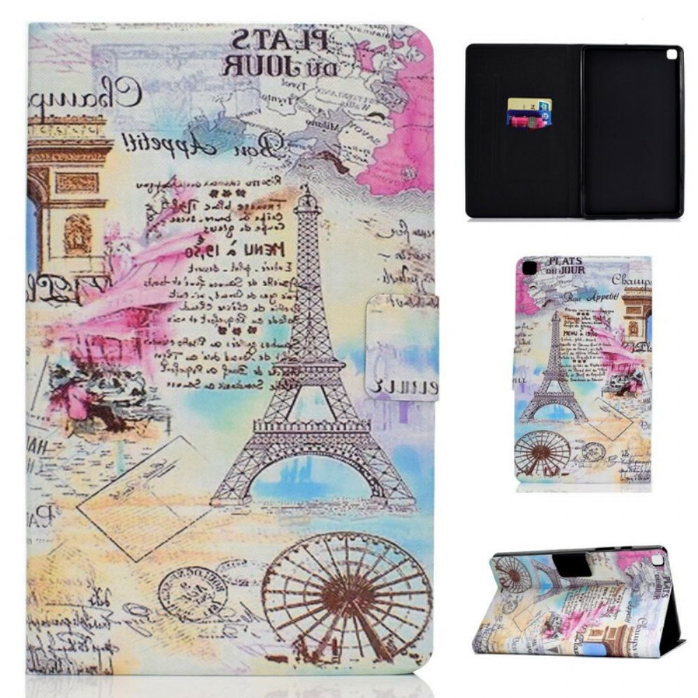 Flip Case Für Samsung Galaxy Tab S6 Lite Paris