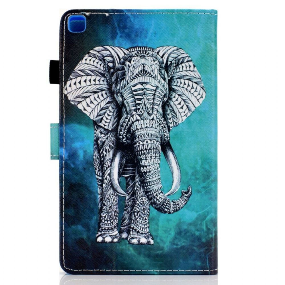 Flip Case Für Samsung Galaxy Tab S6 Lite Stammes-elefant