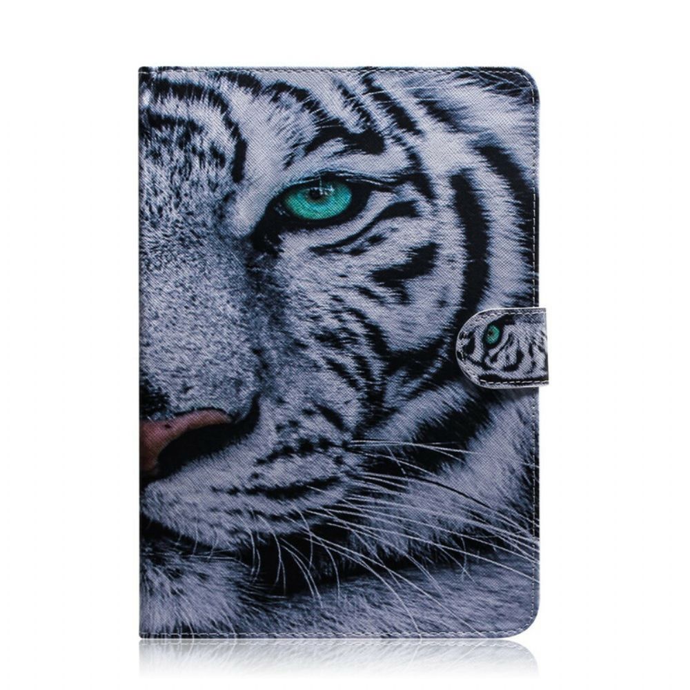 Flip Case Für Samsung Galaxy Tab S6 Lite Tigerkopf