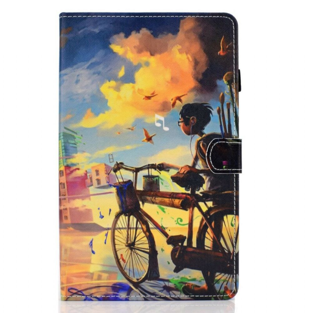 Lederhüllen Für Samsung Galaxy Tab S6 Lite Fahrrad Art.-nr