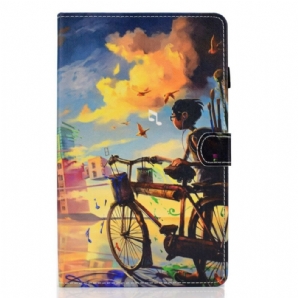 Lederhüllen Für Samsung Galaxy Tab S6 Lite Fahrrad Art.-nr