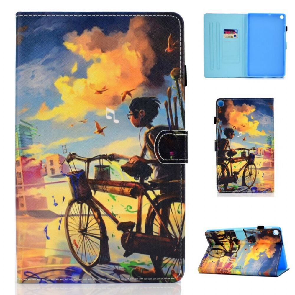 Lederhüllen Für Samsung Galaxy Tab S6 Lite Fahrrad Art.-nr