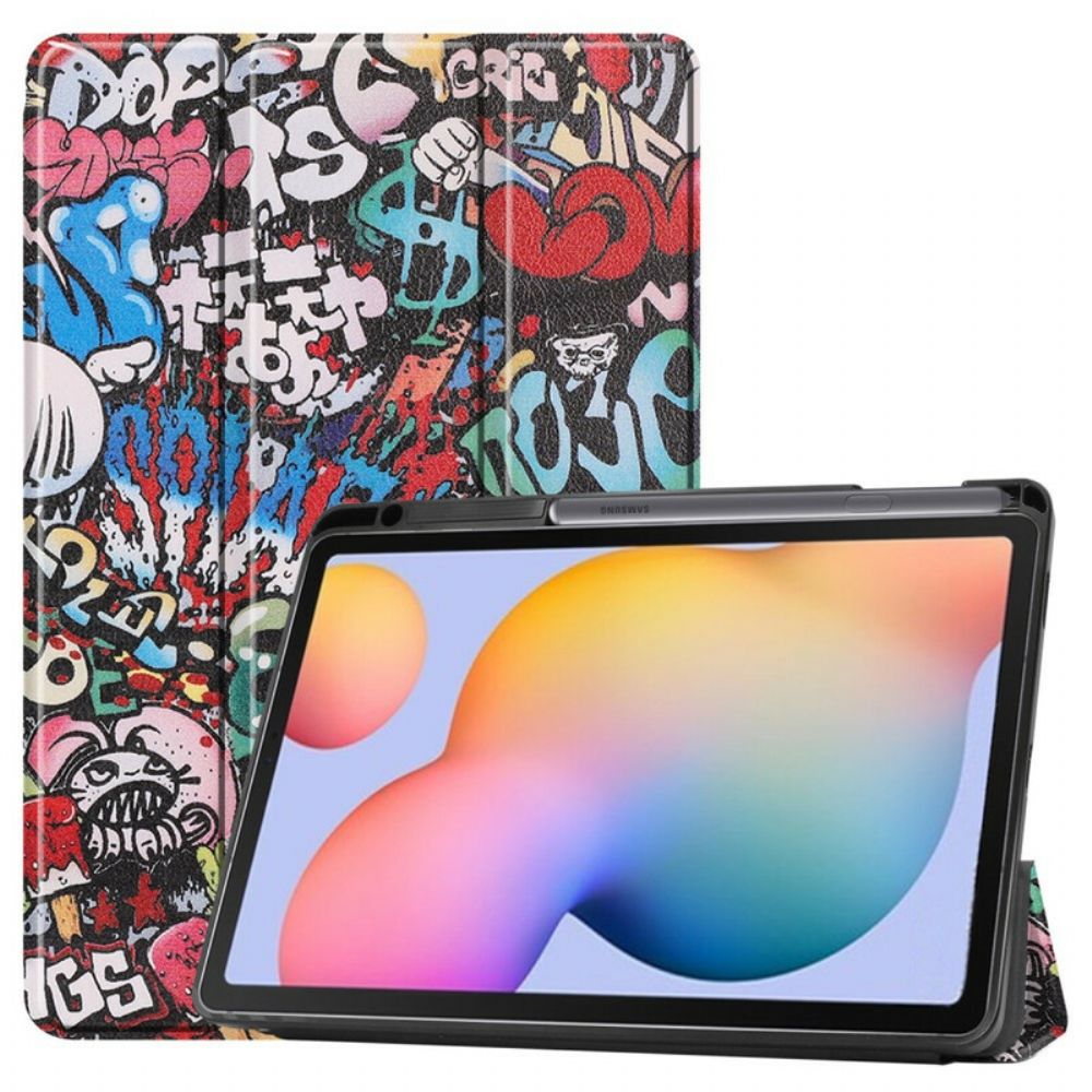 Schutzhülle Für Samsung Galaxy Tab S6 Lite Graffiti-stiftehalter