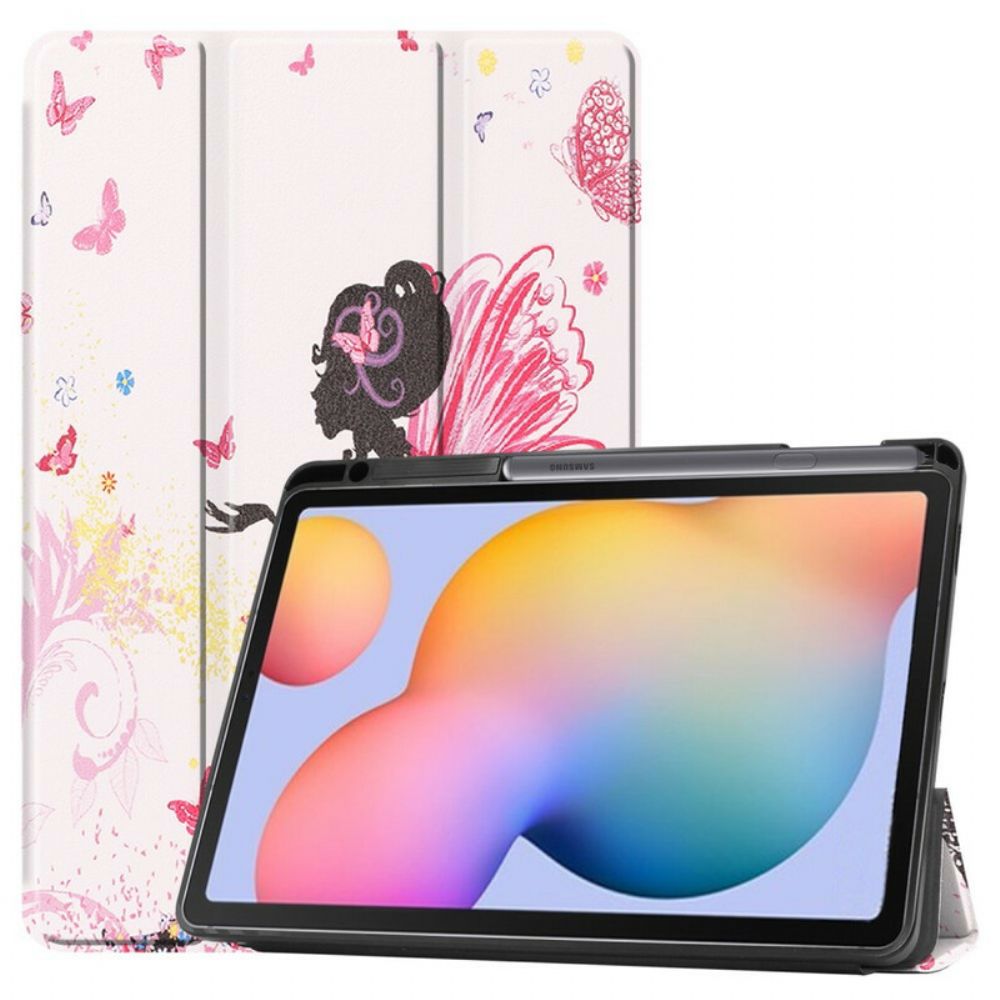 Schutzhülle Für Samsung Galaxy Tab S6 Lite Stiftehalter Blumenfee