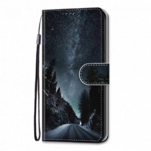 Flip Case Für Samsung Galaxy S21 Ultra 5G Geheimnisvolle Natur