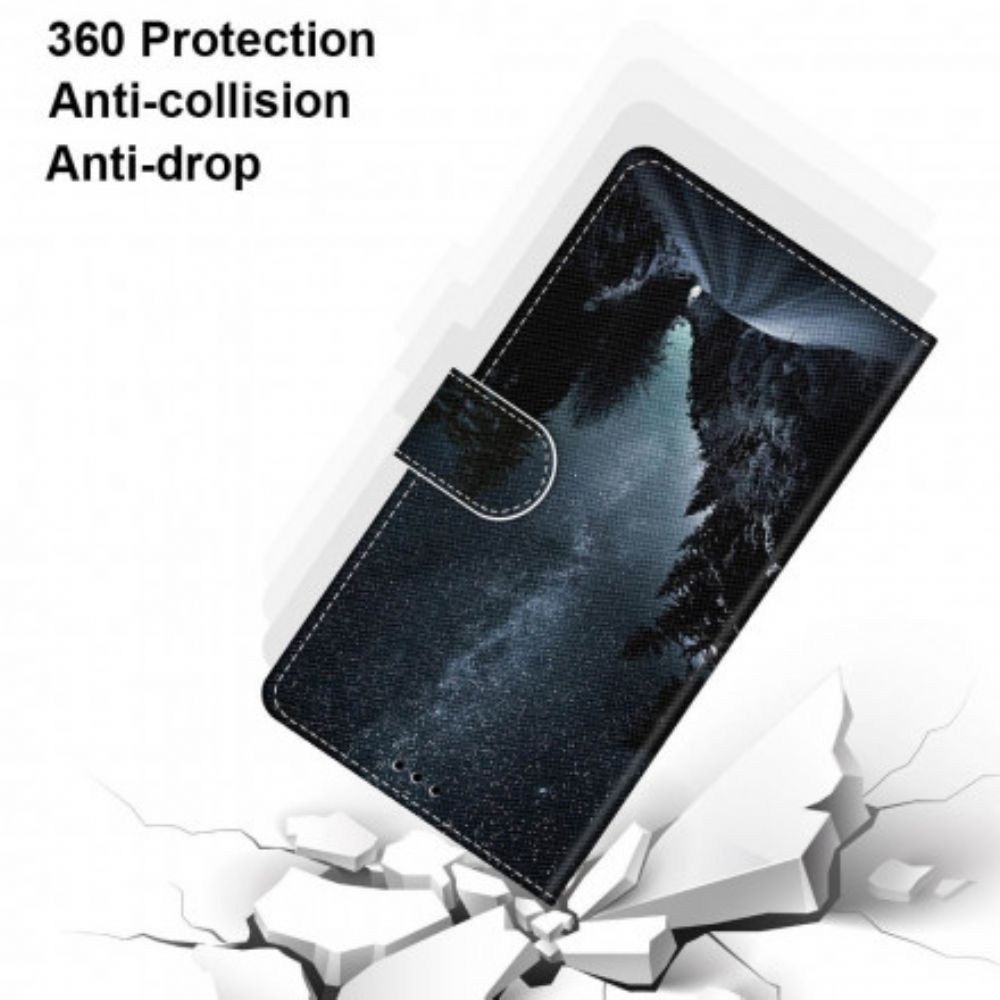 Flip Case Für Samsung Galaxy S21 Ultra 5G Geheimnisvolle Natur