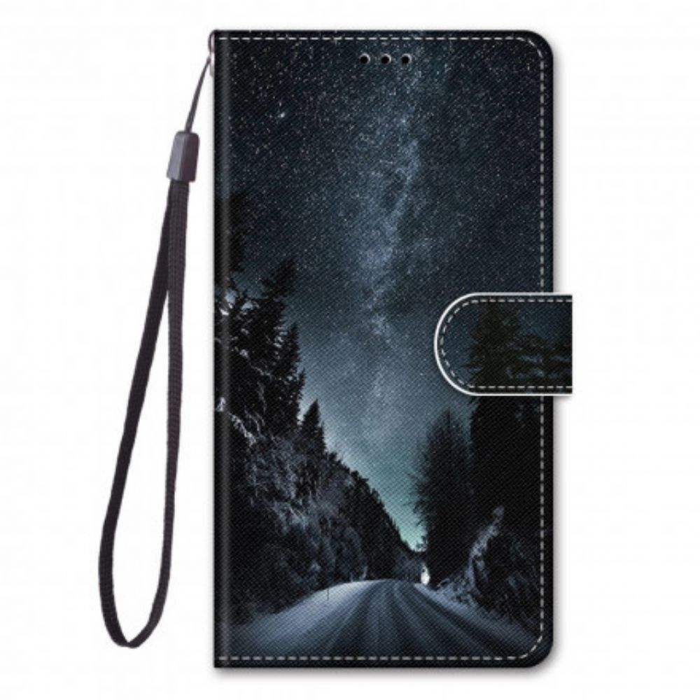 Flip Case Für Samsung Galaxy S21 Ultra 5G Geheimnisvolle Natur