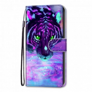 Flip Case Für Samsung Galaxy S21 Ultra 5G Magische Katze