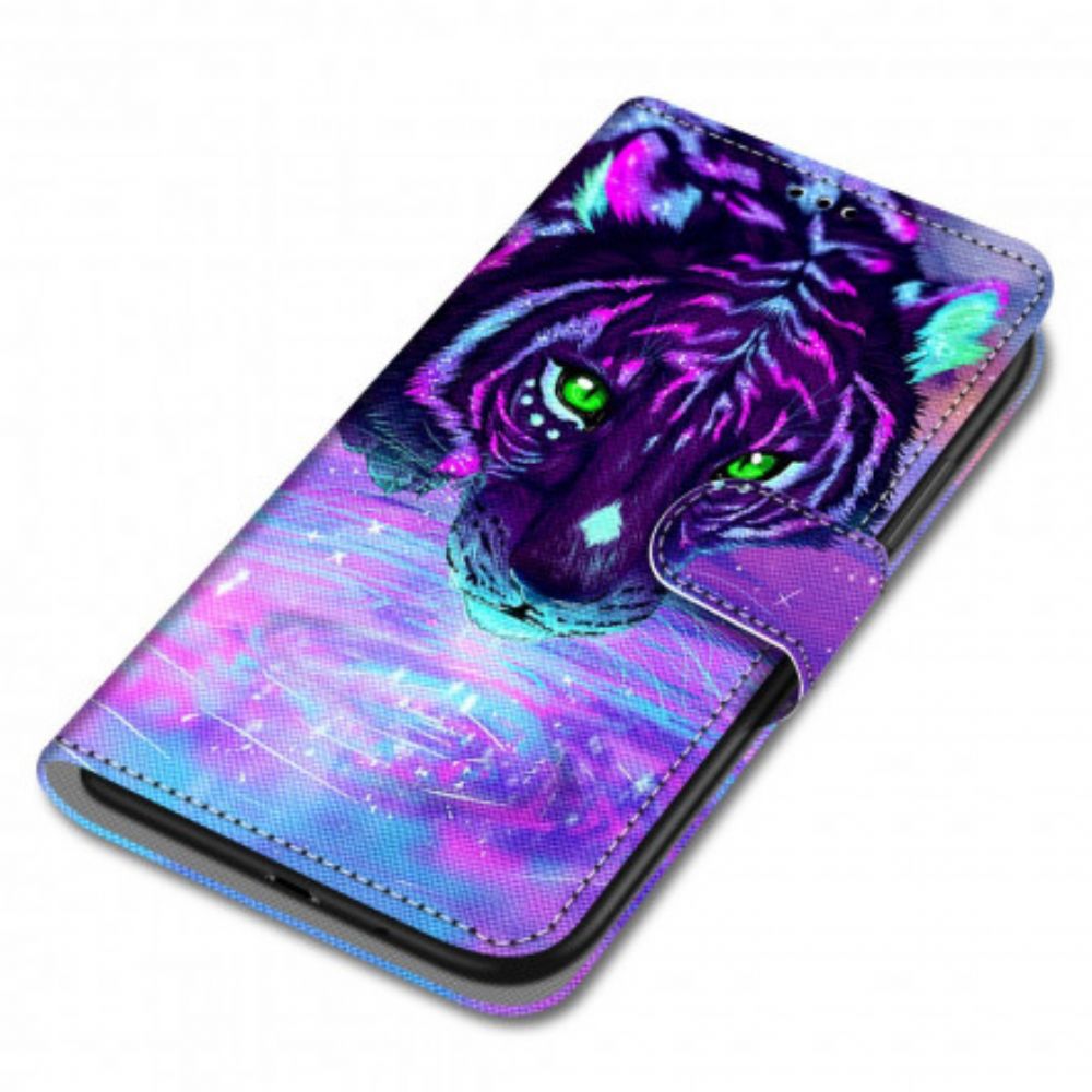 Flip Case Für Samsung Galaxy S21 Ultra 5G Magische Katze