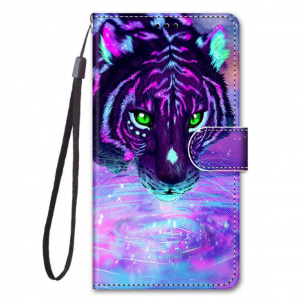 Flip Case Für Samsung Galaxy S21 Ultra 5G Magische Katze