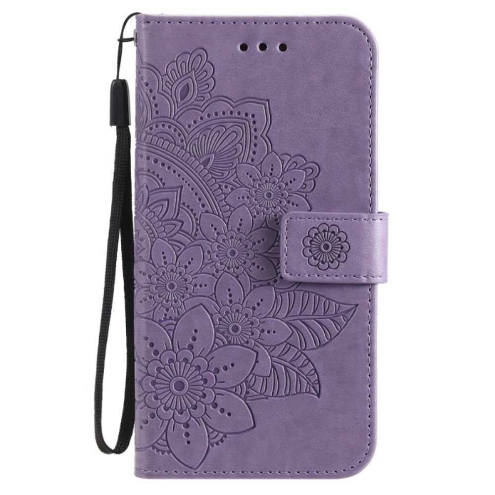 Lederhüllen Für Samsung Galaxy S21 Ultra 5G Blumen-mandala