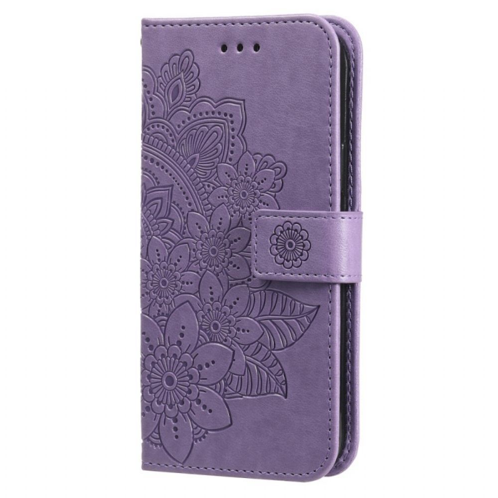 Lederhüllen Für Samsung Galaxy S21 Ultra 5G Blumen-mandala