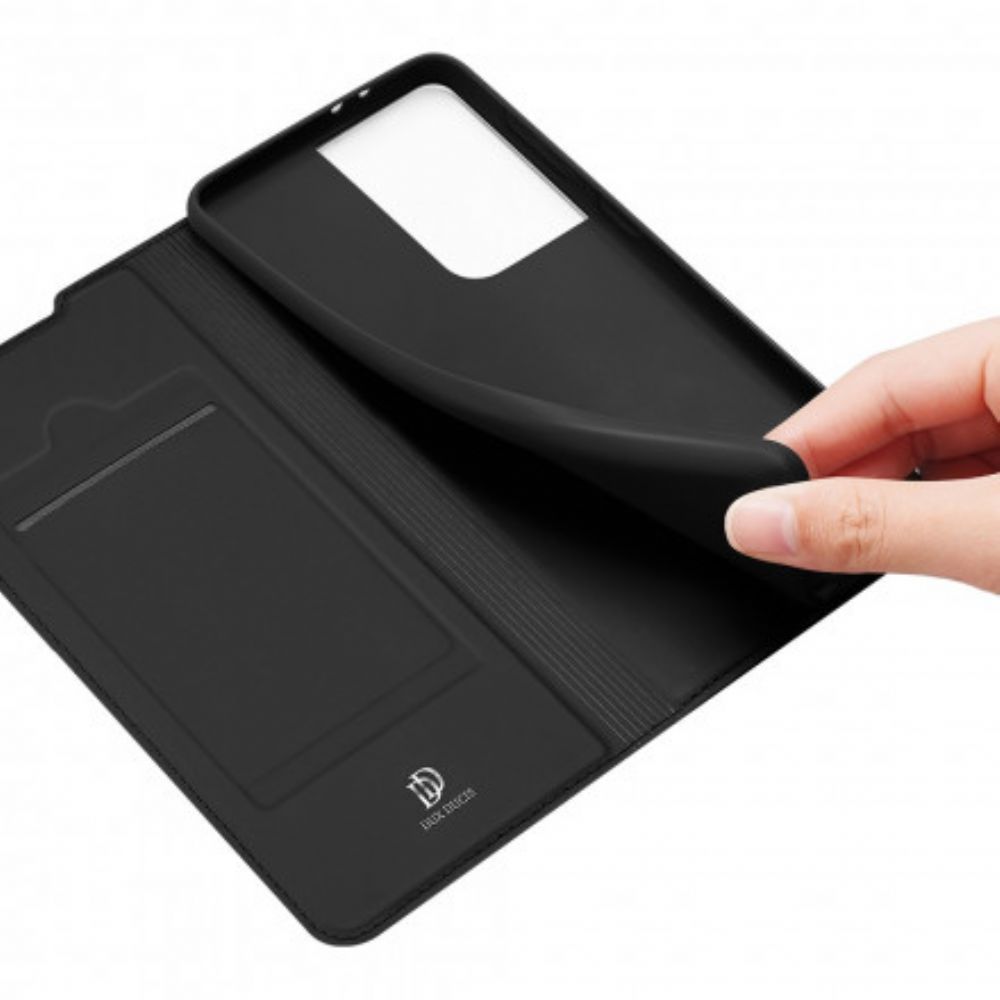 Schutzhülle Für Samsung Galaxy S21 Ultra 5G Flip Case Dux Ducis Pro-skin