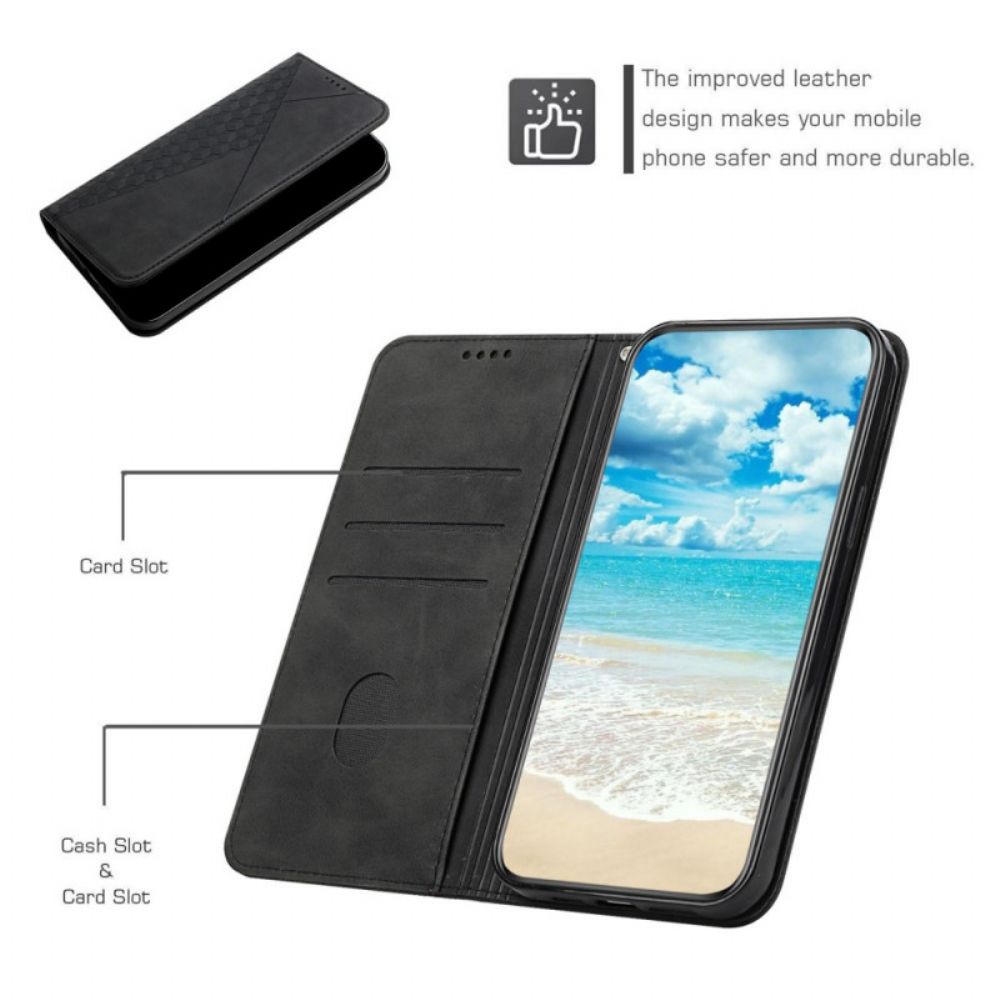 Schutzhülle Für Samsung Galaxy S21 Ultra 5G Flip Case Geo-leder-effekt