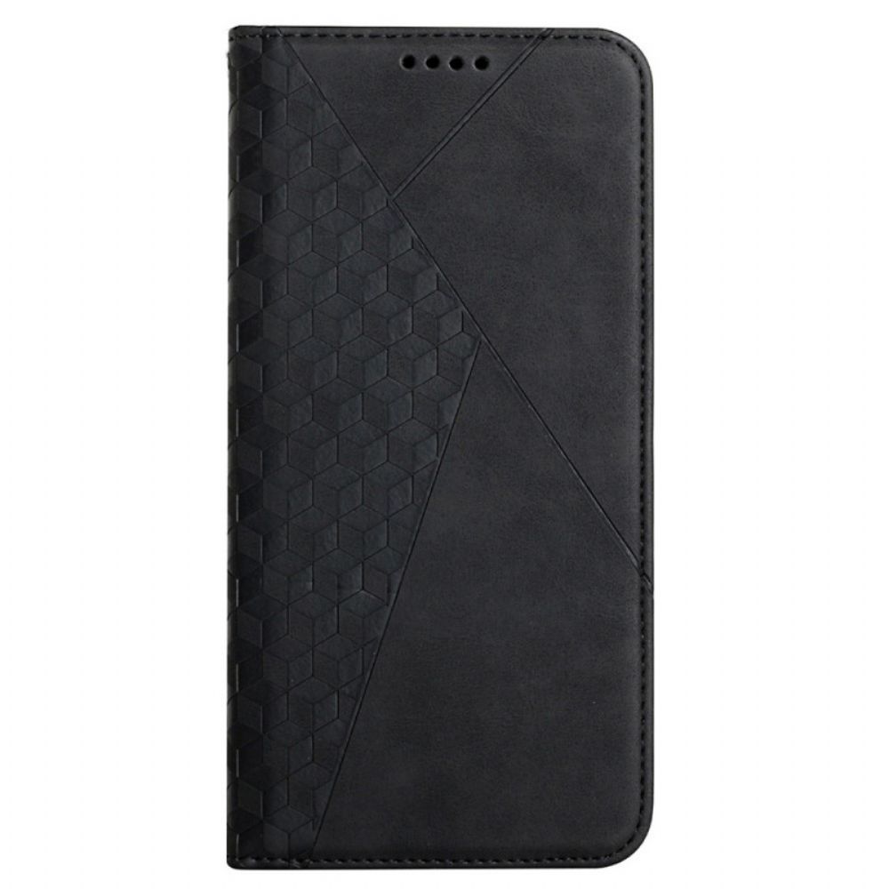 Schutzhülle Für Samsung Galaxy S21 Ultra 5G Flip Case Geo-leder-effekt