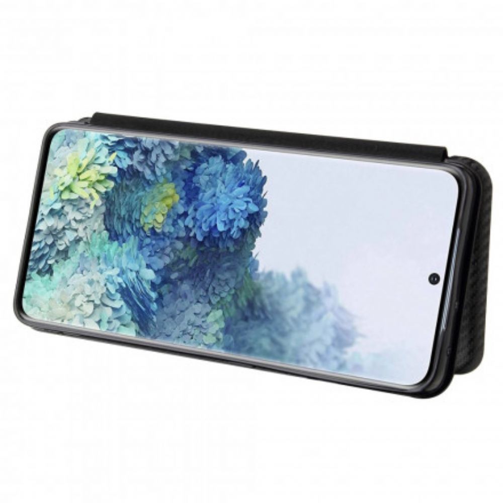 Schutzhülle Für Samsung Galaxy S21 Ultra 5G Flip Case Kohlefaser