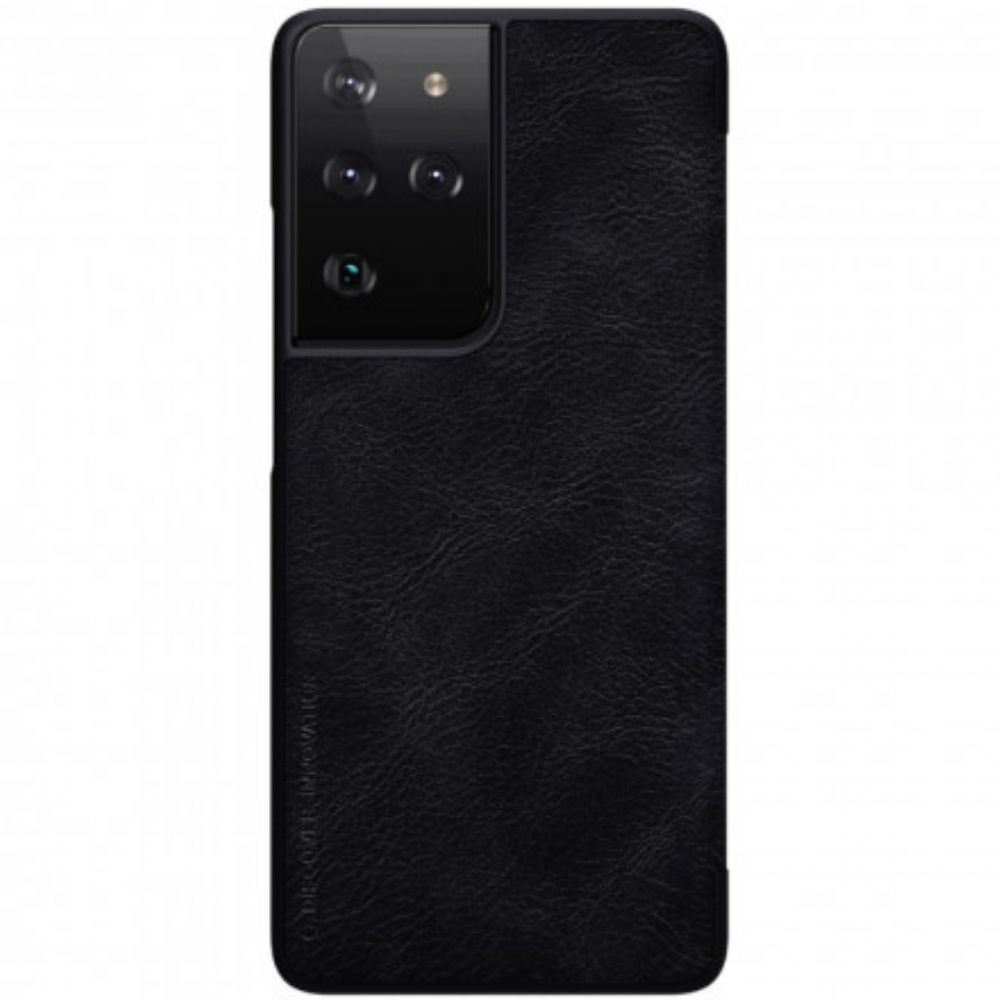 Schutzhülle Für Samsung Galaxy S21 Ultra 5G Flip Case Nillkin Qin-serie