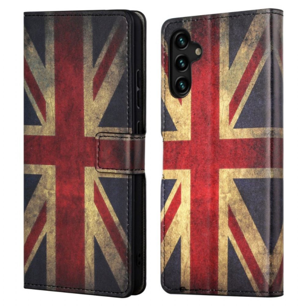 Flip Case Für Samsung Galaxy A13 5G England-flagge