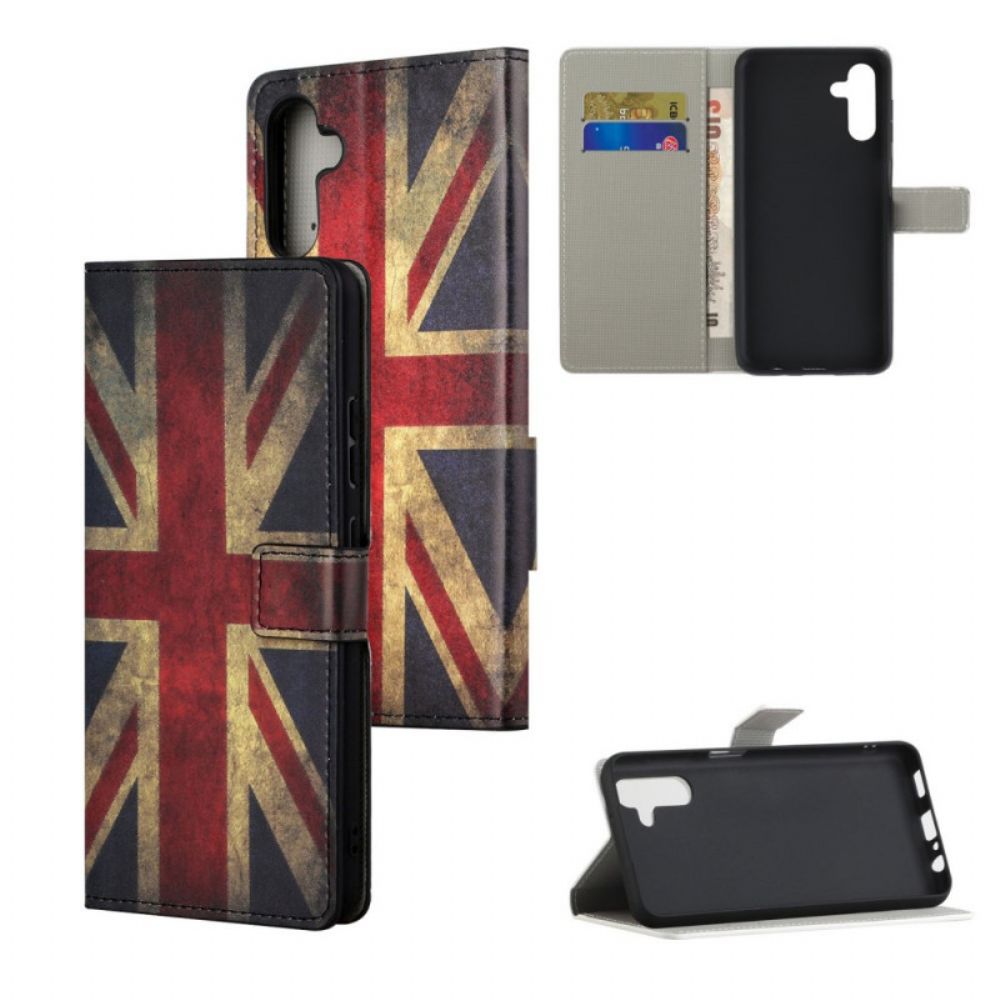 Flip Case Für Samsung Galaxy A13 5G England-flagge