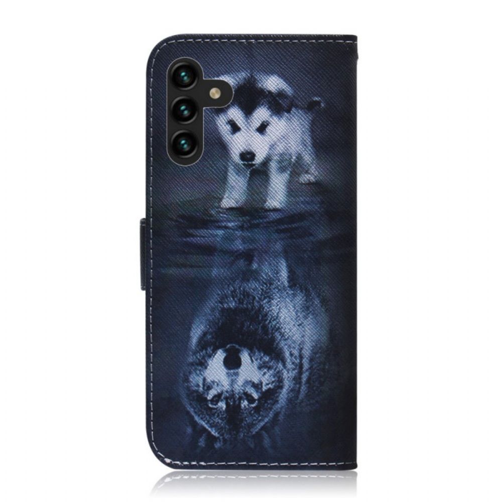 Flip Case Für Samsung Galaxy A13 5G Ernesto Der Wolf