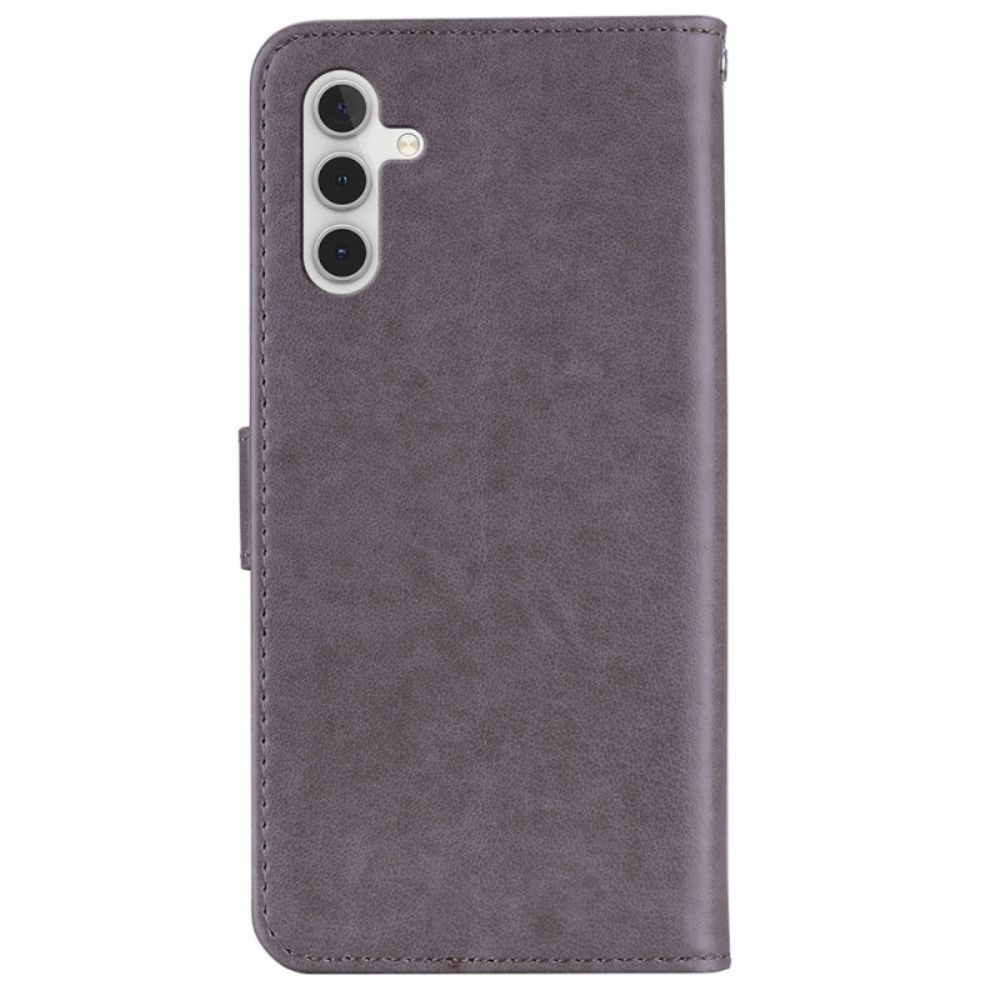 Flip Case Für Samsung Galaxy A13 5G Eulen-mandala Und Anhänger