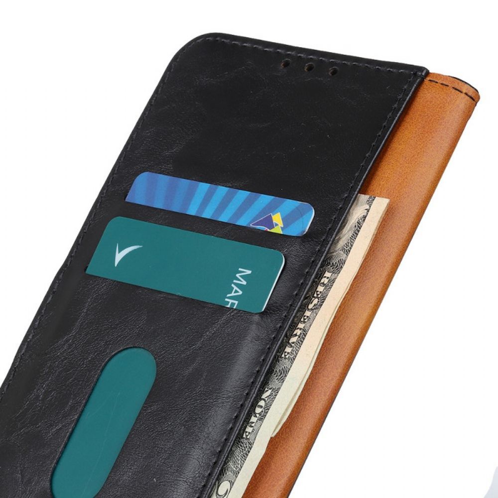 Flip Case Für Samsung Galaxy A13 5G Khazneh Elegance Leather Style