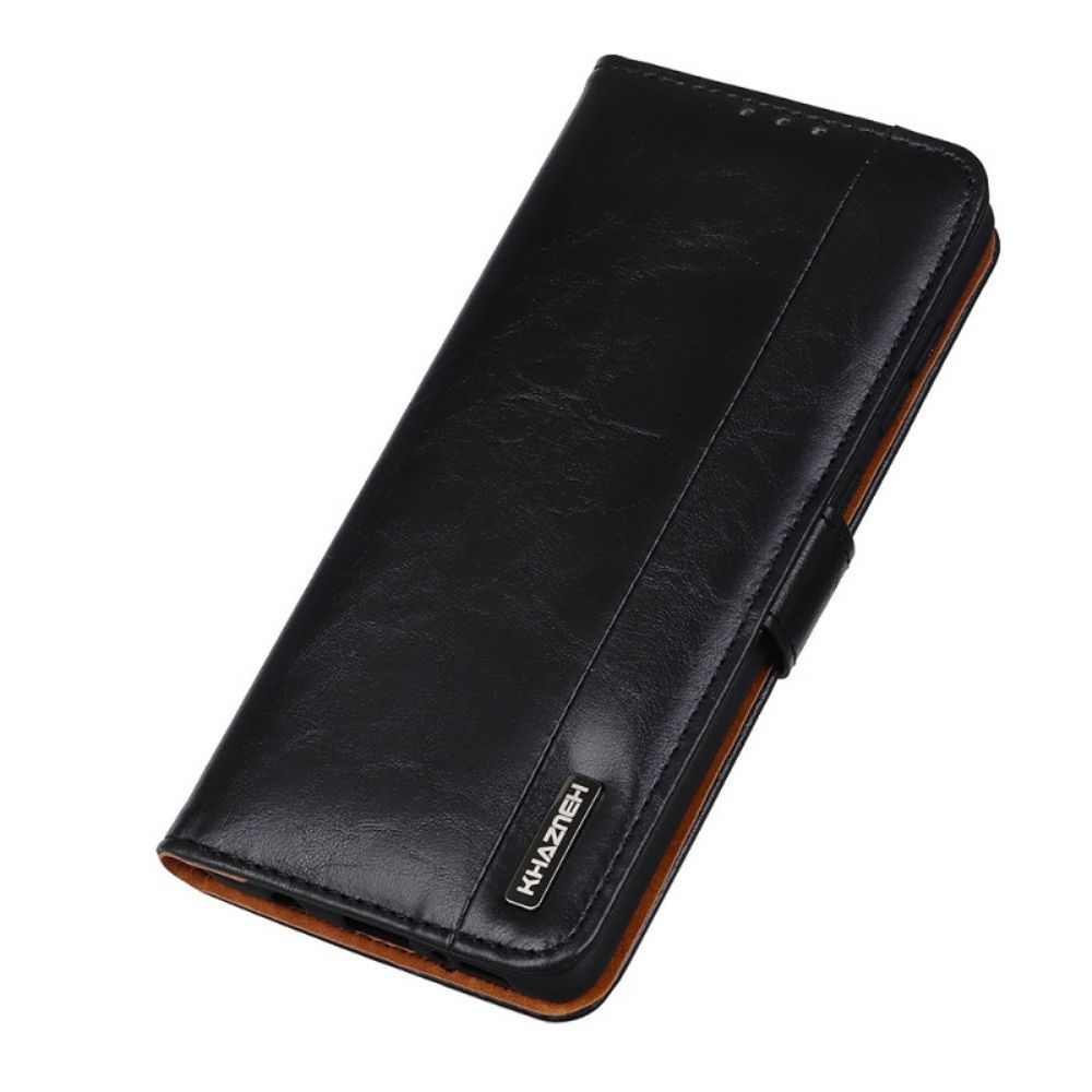 Flip Case Für Samsung Galaxy A13 5G Khazneh Elegance Leather Style