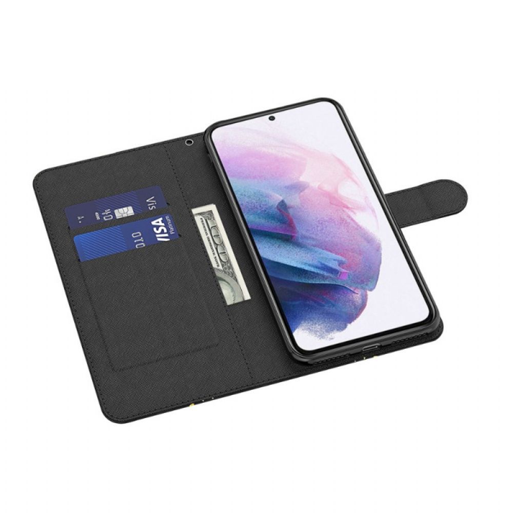 Flip Case Für Samsung Galaxy A13 5G Panda Und Bambus