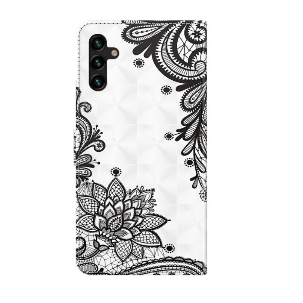 Flip Case Für Samsung Galaxy A13 5G Schicke Spitze