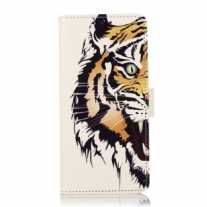 Flip Case Für Samsung Galaxy A13 5G Wilder Tiger