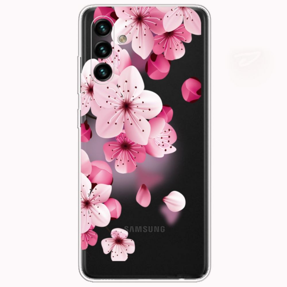 Handyhülle Für Samsung Galaxy A13 5G Kleine Rosa Blumen